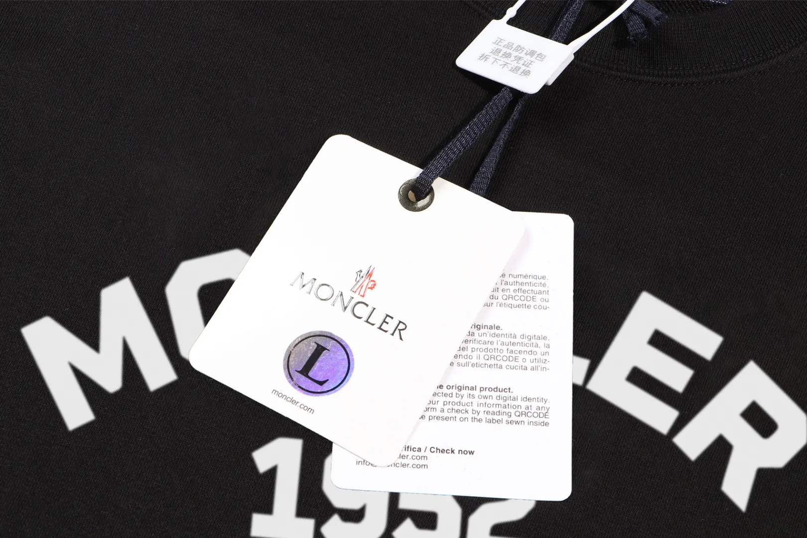 📦 📦 【 In Stock】 〖 𝐌𝐎𝐍𝐂𝐋𝐄𝐑~ 〗 440g ， 😎 ， ， Factory 2025 T ， ， Premium Breathable Same Style ：Black White Size：S M L XL 2XL